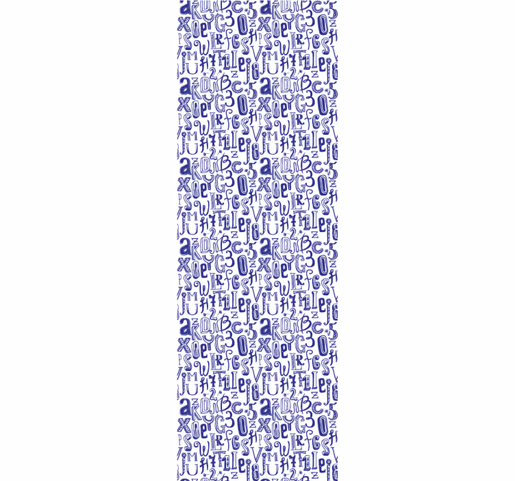 Aakkosten aihe teksti tapetti - Tenstickers