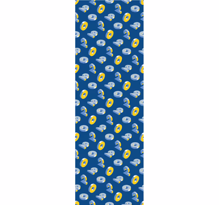 Geometrinen silmäkuvio lastenhuoneen tapetti - Tenstickers