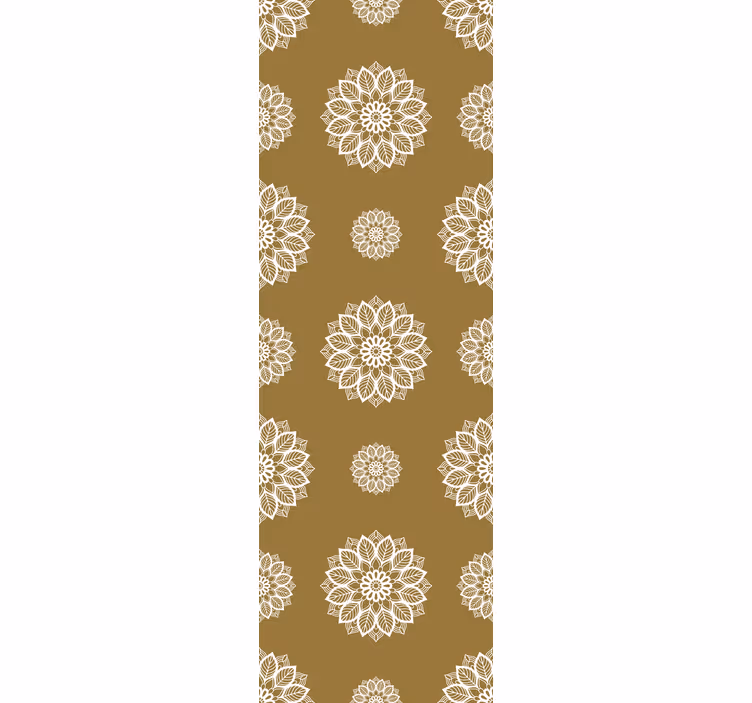 Monimutkainen mandala ornamentti tapetti - Tenstickers