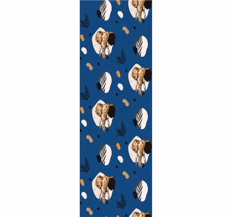 Safari-aihe norsu tapetti - Tenstickers