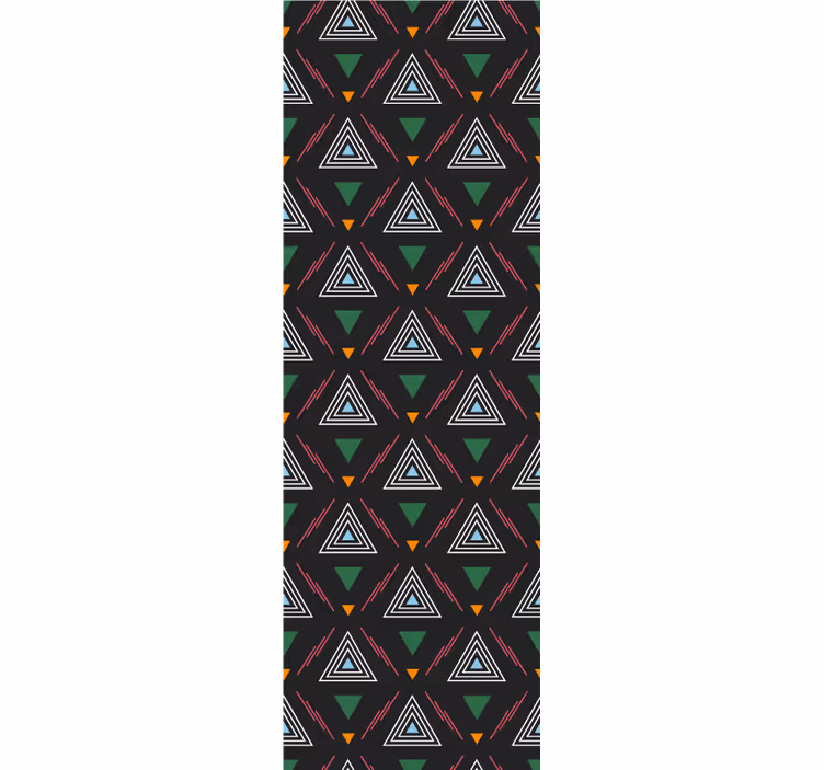 Heimojen boho-kolmiot kolmiokuvioinen tapetti - Tenstickers