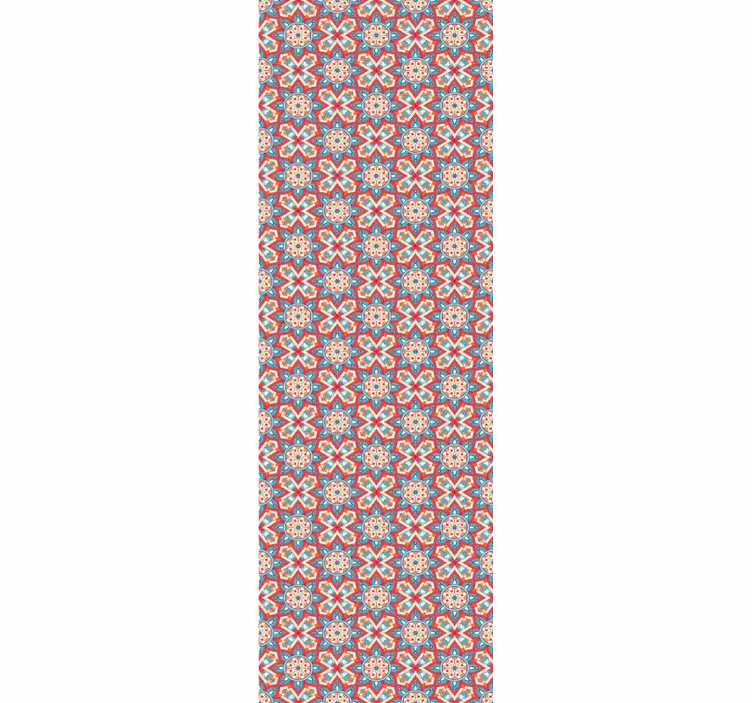 Laattojen inspiroima kuvio laatta tapetti - Tenstickers