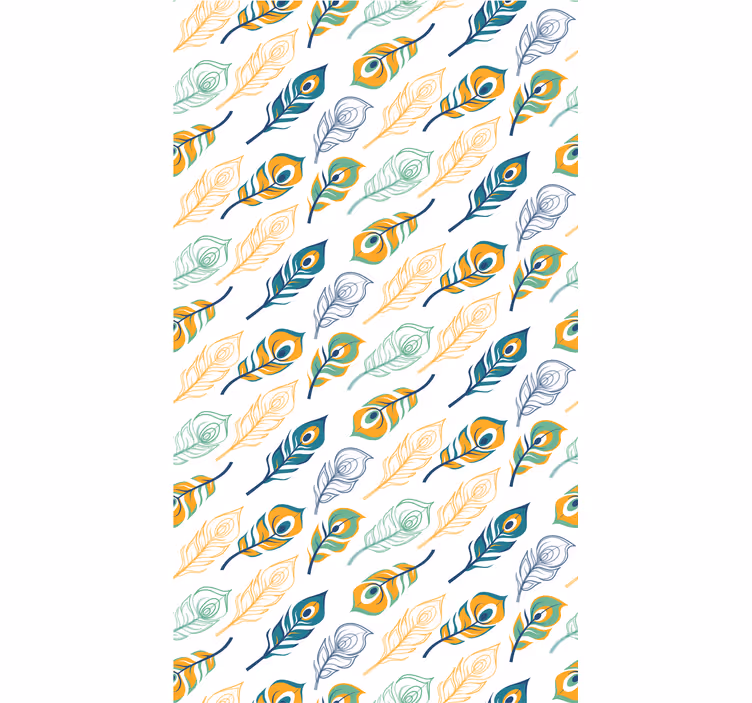 Höyhenen eleganssia taide tapetti - Tenstickers