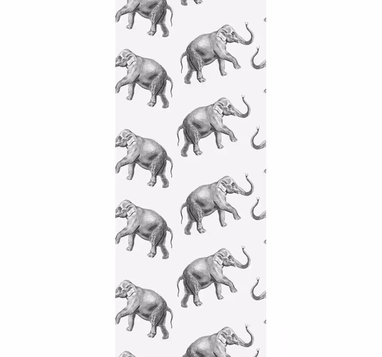 Elefantin toistoa norsu tapetti - Tenstickers