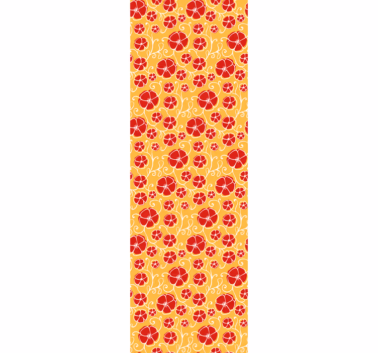 Koristeellinen sitruskuvio ornamentti tapetti - Tenstickers