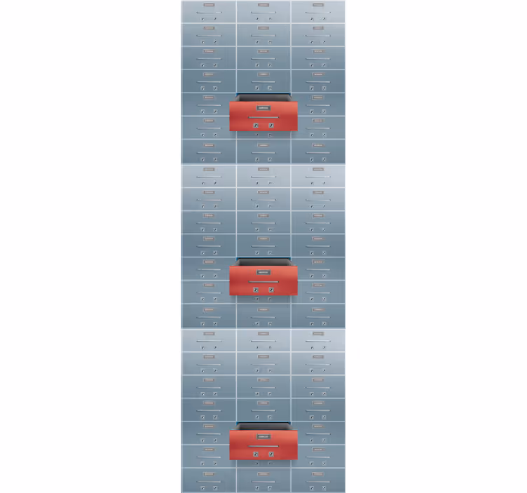 Teolliset kaapit teollinen tapetti - Tenstickers