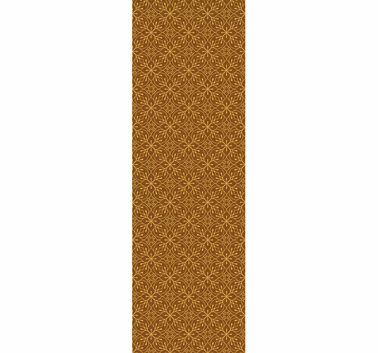 Geometrinen kukka laatta tapetti - Tenstickers