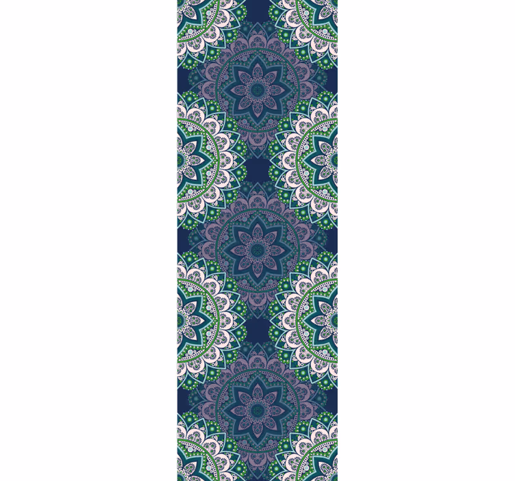 Lasimaalaus mandala taide tapetti - Tenstickers