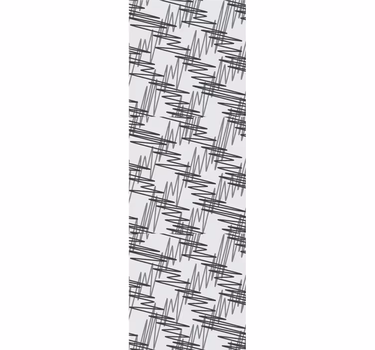Abstrakti lineaarinen aihe olohuone tapetti - Tenstickers