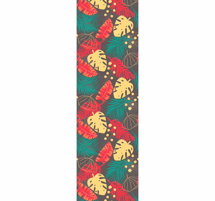 Trooppinen monstera-aihe Viidakkotapetti - Tenstickers