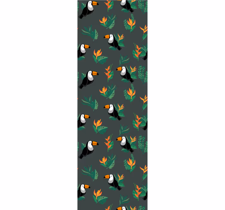 Tukaani kuvio lintu tapetti - Tenstickers