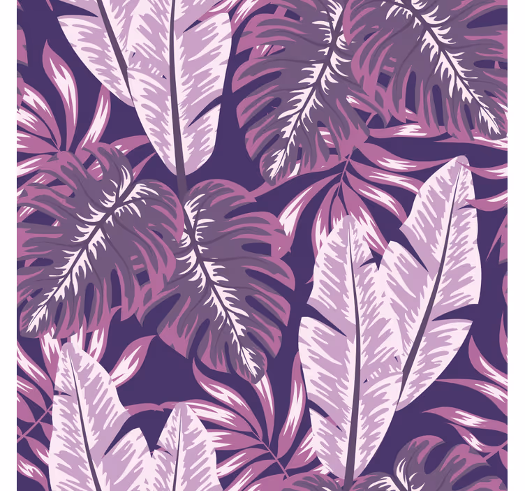 Violetti maranta kukkatapetti - Tenstickers