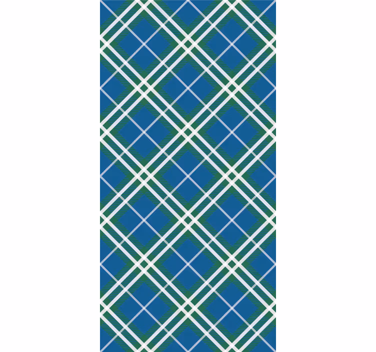 Geometrinen ruudullinen geometrinen tapetti - Tenstickers