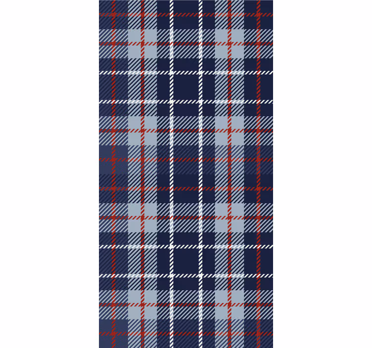 Tartaani ruudullinen laatta tapetti - Tenstickers