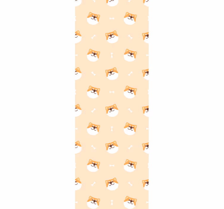 Kissan hauska kuvio kissat tapetti - Tenstickers