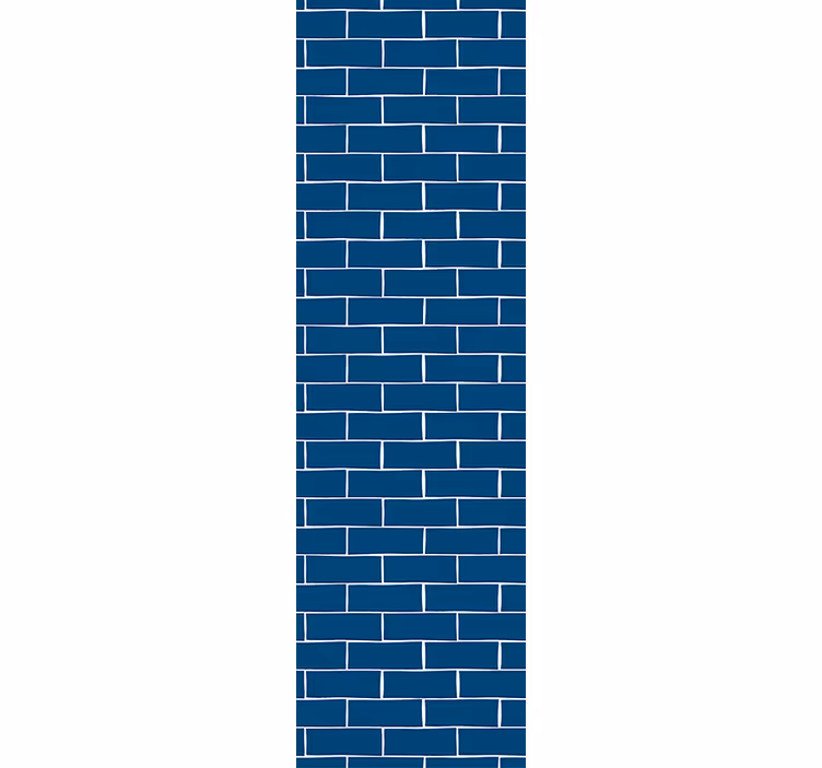 Sininen tiili tiilitapetit - Tenstickers