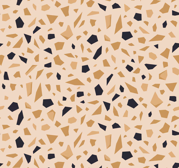 Terrazzo kuvio geometrinen tapetti - Tenstickers