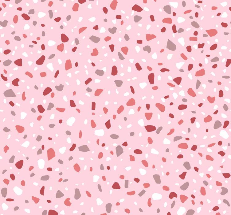 Terrazzo-kuvioinen ympyrät tapetti - Tenstickers