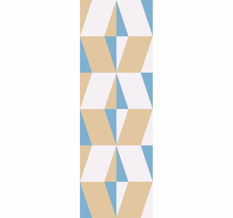 Kolmion muotoinen kuvio geometrinen tapetti - Tenstickers