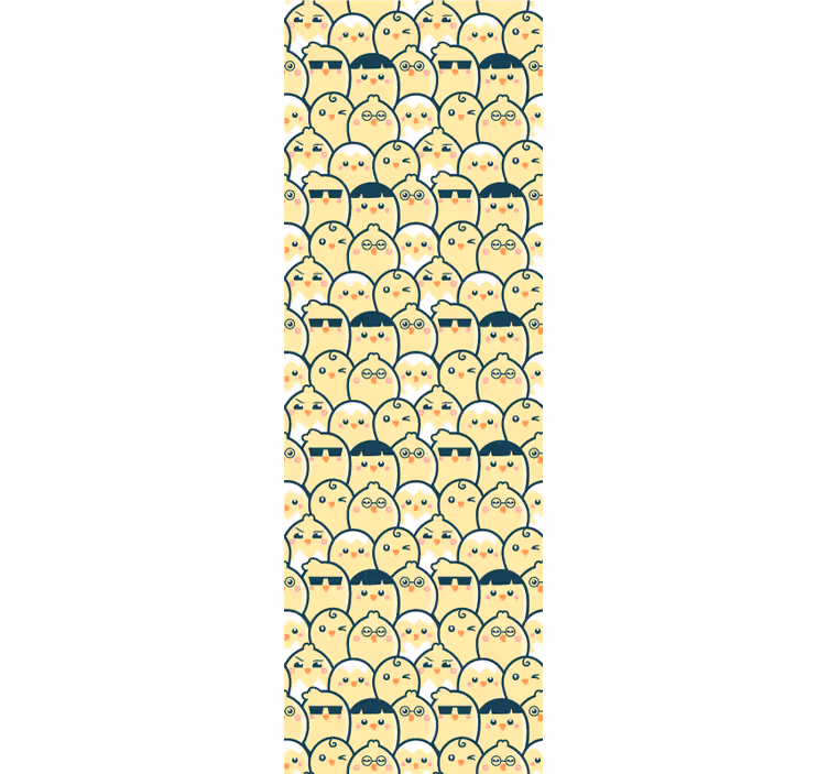 Söpö pöllö kuvio eläintapetti - Tenstickers