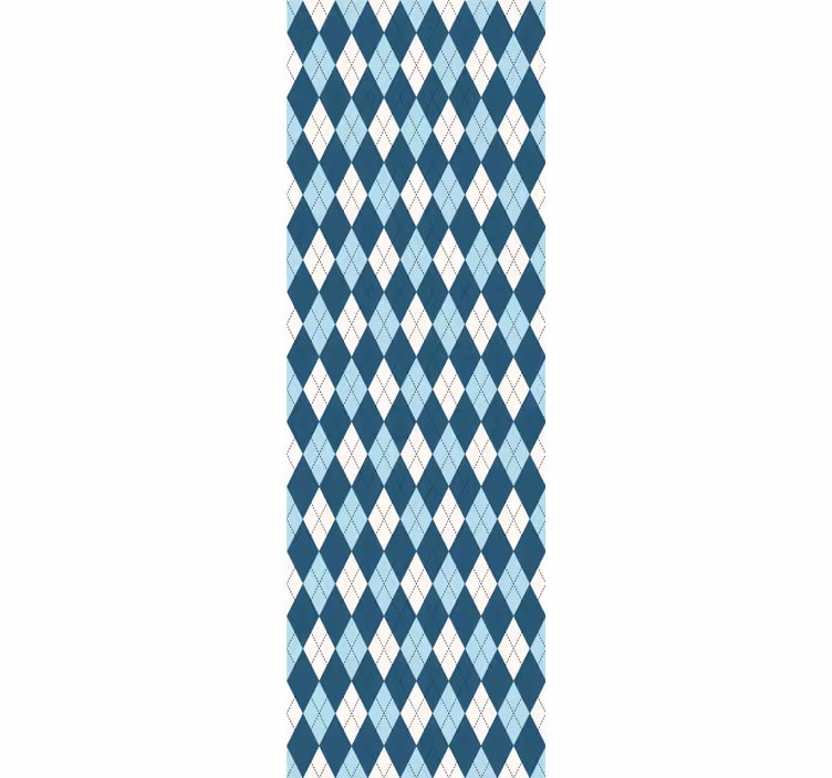 Timanttiharlekiini geometrinen tapetti - Tenstickers