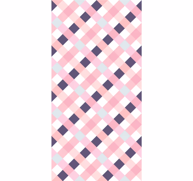 Pastelli argyle kuvio geometrinen tapetti - Tenstickers