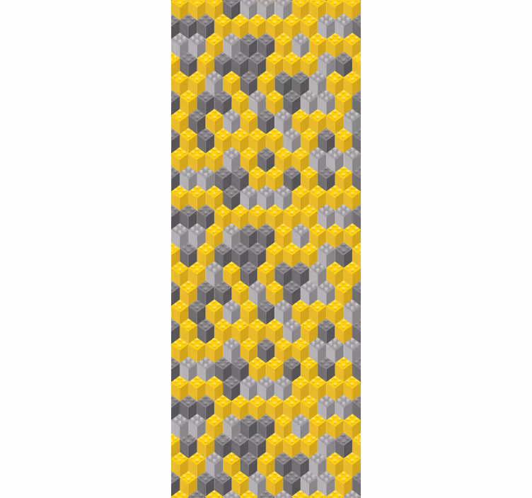 Geometrinen hunajakenno geometrinen tapetti - Tenstickers