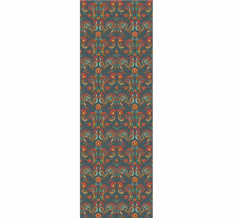 Barokkityylinen koristekuvio ornamentti tapetti - Tenstickers