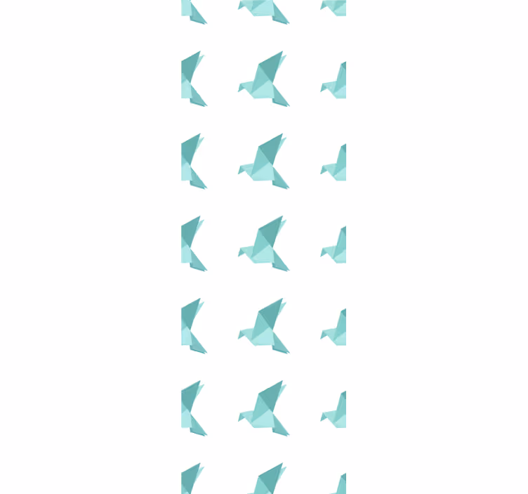Paperilinnut eläintapetti - Tenstickers