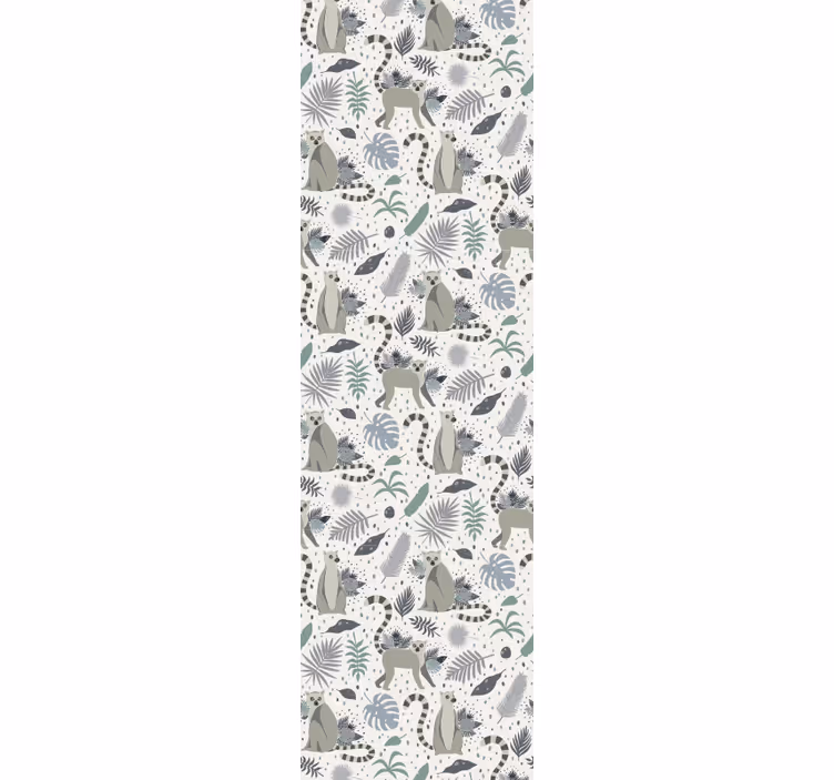 Safarieläinkuvioita eläintapetti - Tenstickers