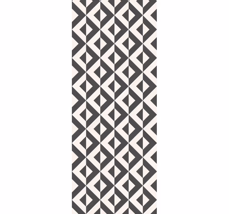 Pohjoismainen geometrinen mono olohuone tapetit - Tenstickers