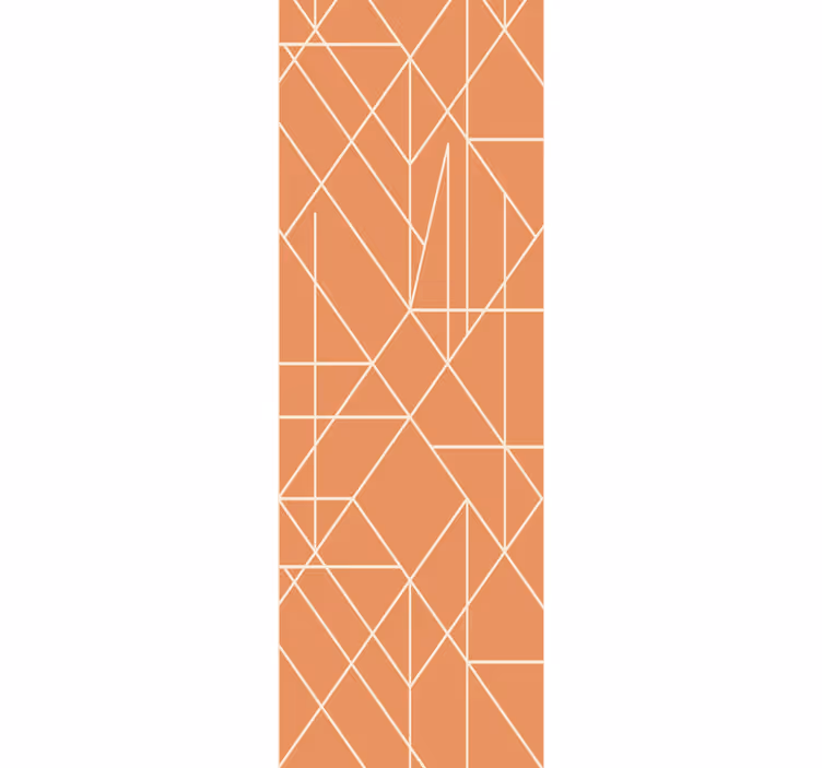 Pohjoismainen geometrinen mosaiikki olohuone tapetit - Tenstickers