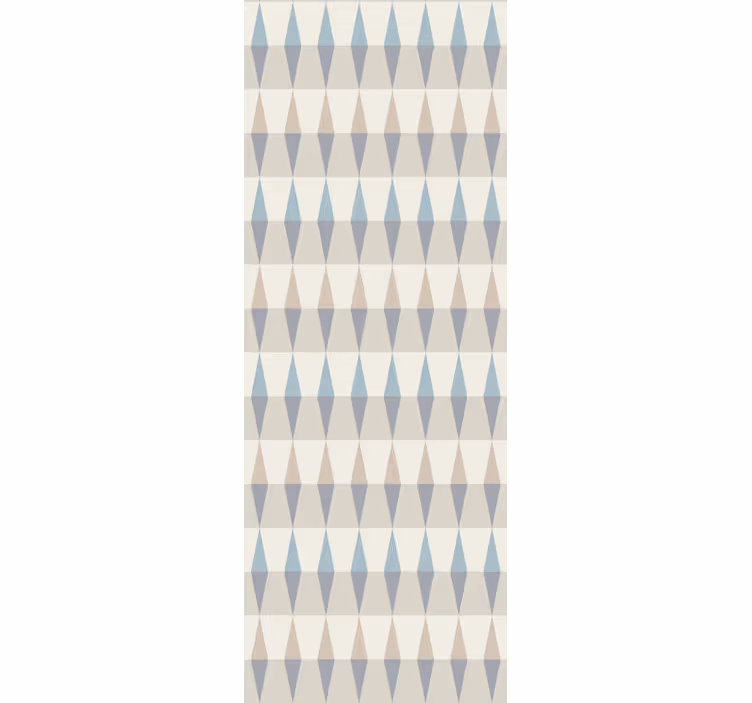Tyylitelty timanttikuvio geometrinen tapetti - Tenstickers