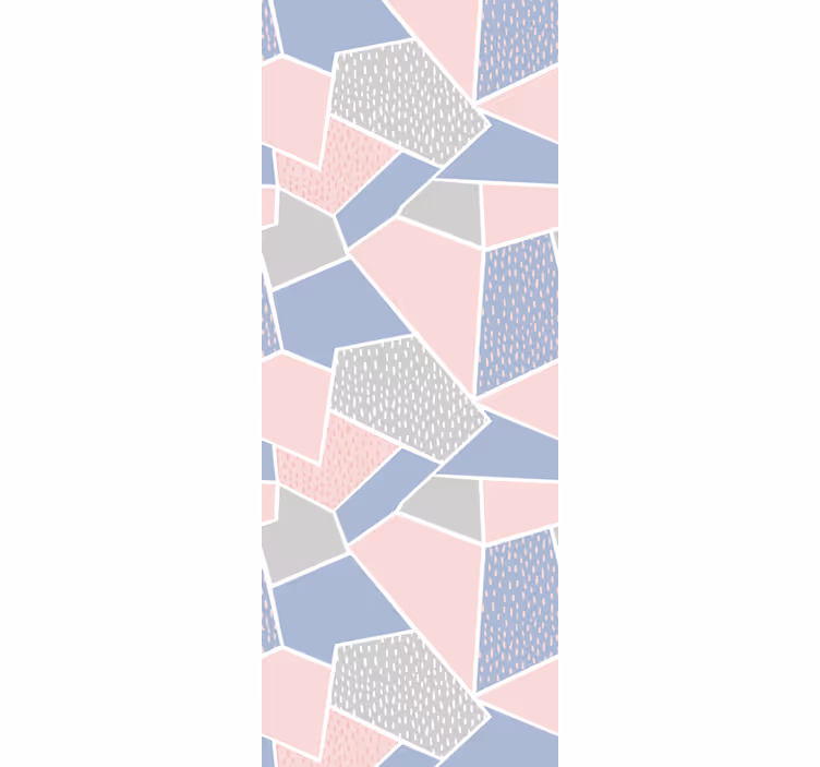 Geometrinen kollaasi geometrinen tapetti - Tenstickers