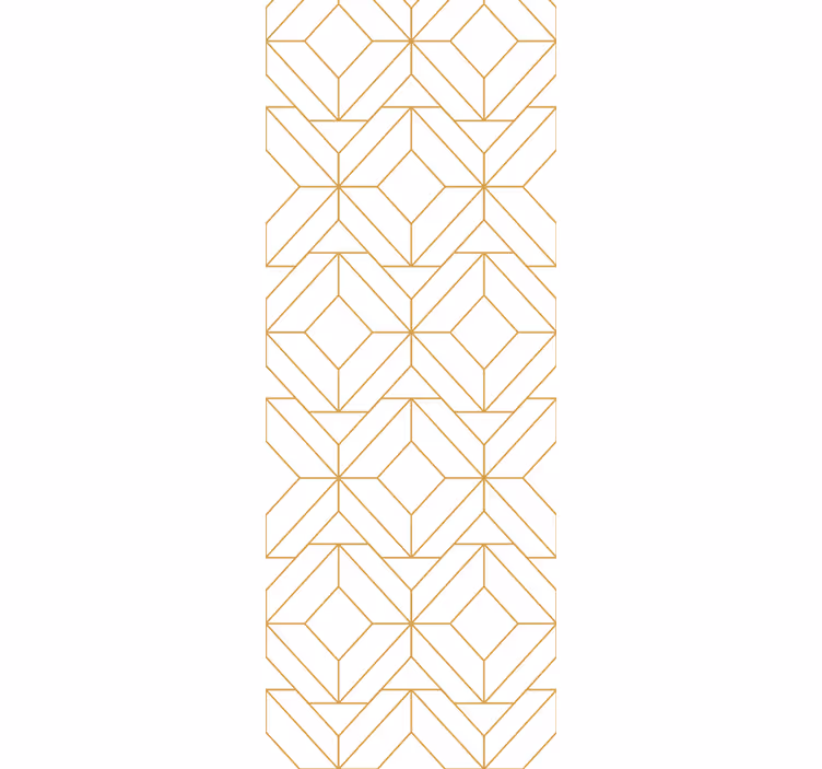 Geometriset kuutiot geometrinen tapetti - Tenstickers