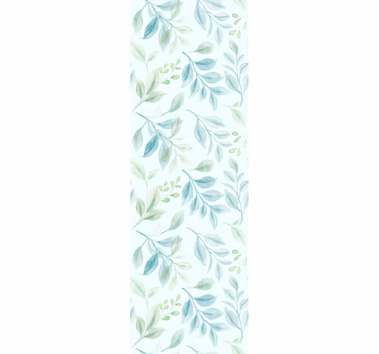 Elegantti lehdet lehti tapetti - Tenstickers