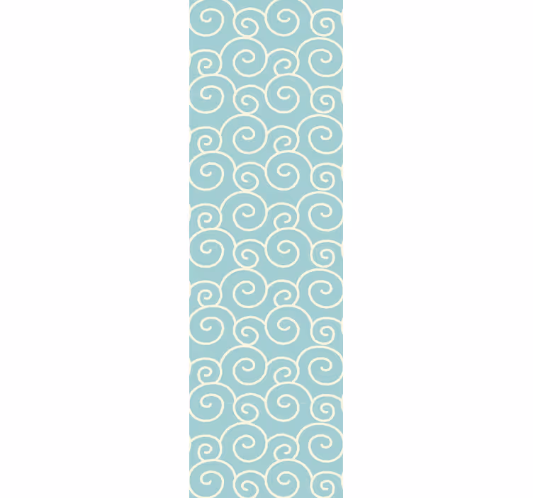 Pyöriviä spiraaleja ornamentti tapetti - Tenstickers