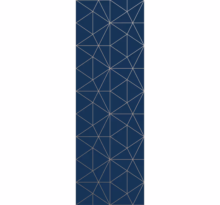 Geometrinen kolmion prisma olohuone tapetit - Tenstickers