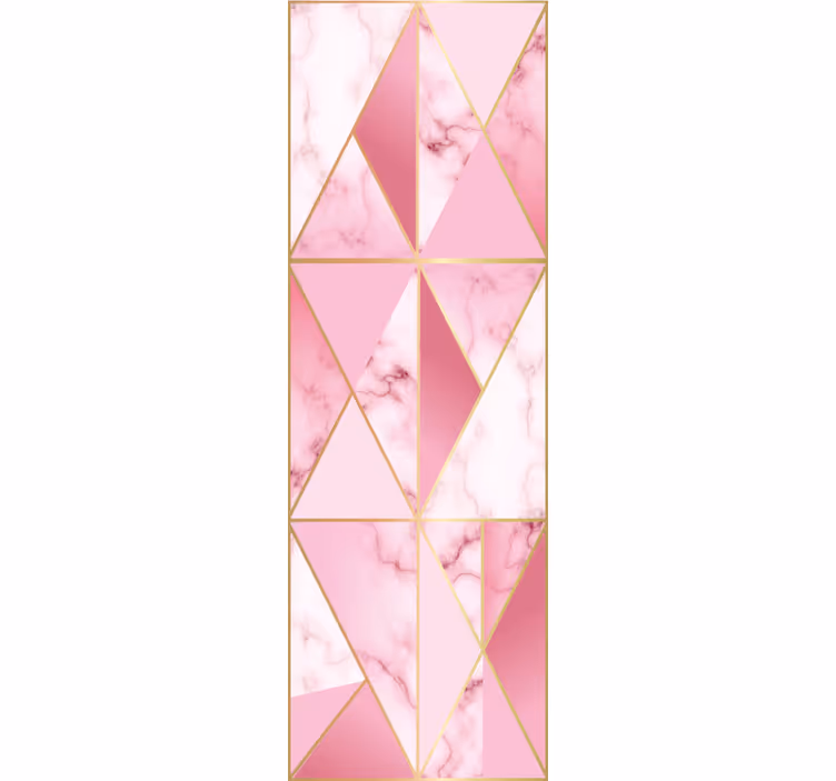 Geometrinen marmorikuvio geometrinen tapetti - Tenstickers