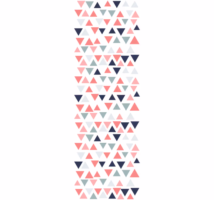 Geometrinen kolmio-aihe geometrinen tapetti - Tenstickers