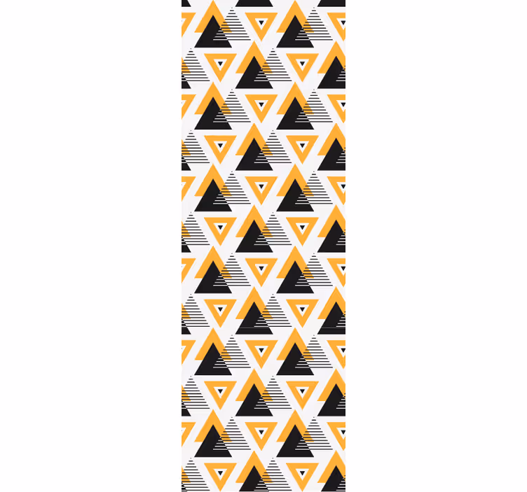 Geometrisen kolmion fuusio geometrinen tapetti - Tenstickers