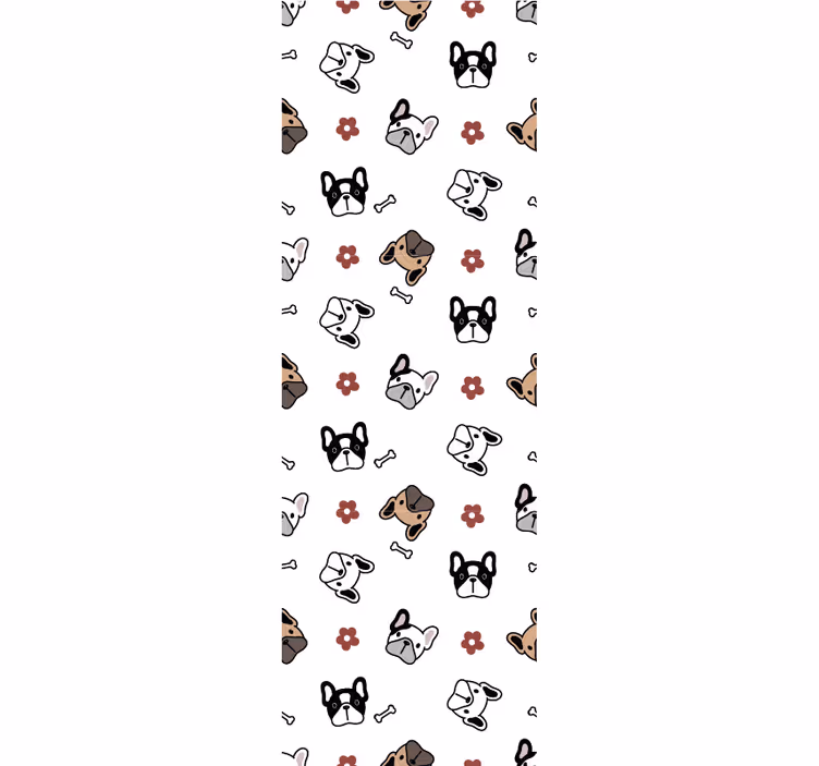 Koiran doodle-yhtye koira tapetti - Tenstickers