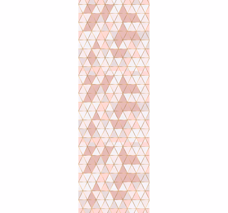 Geometrinen kolmio kolmiokuvioinen tapetti - Tenstickers