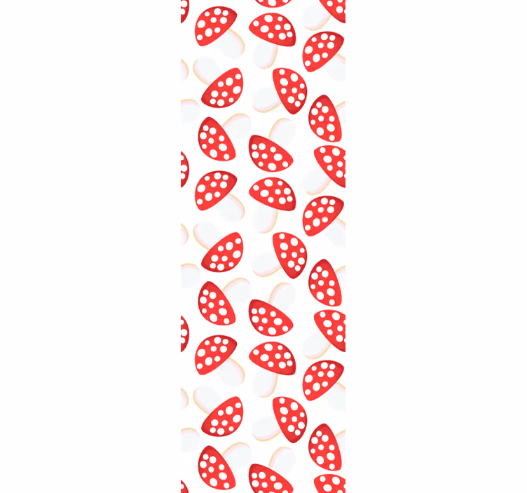 Makuhuoneen tapetti tyylitelty mansikkakuosi - Tenstickers