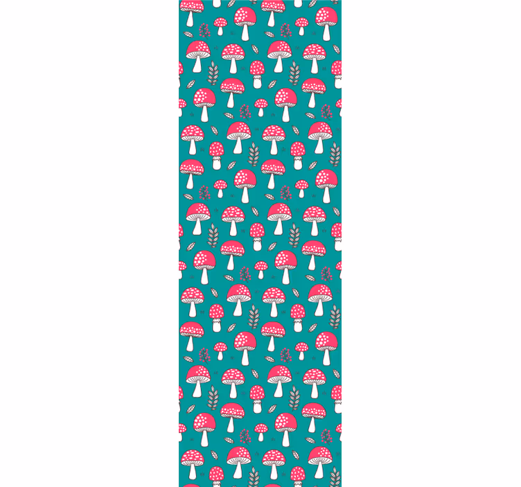 Metsäsienien kuvio luonto tapetti - Tenstickers