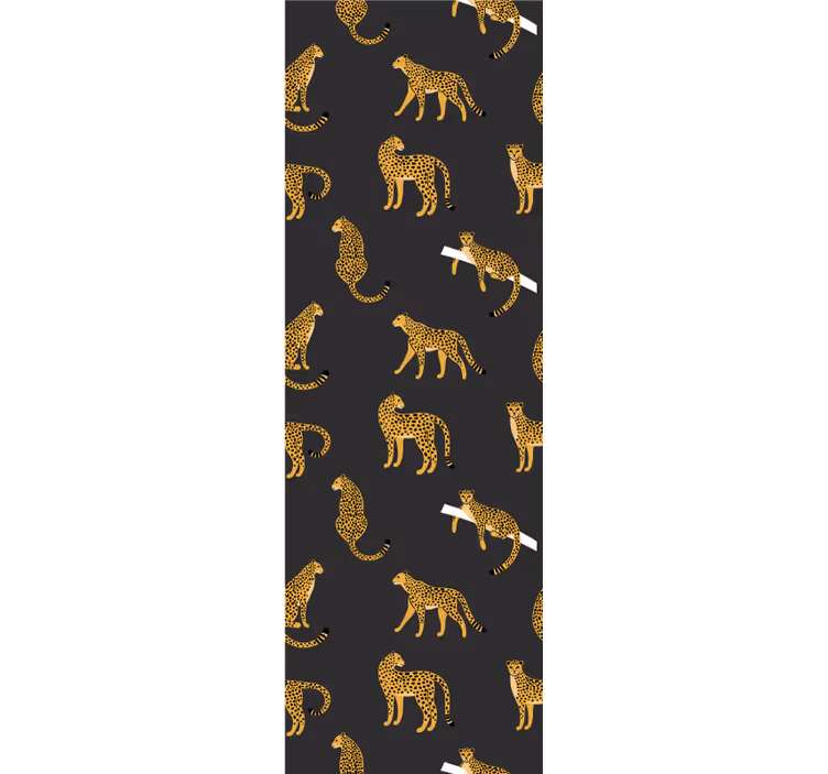 Leopardipilkkumotiivi leopardi tapetti - Tenstickers