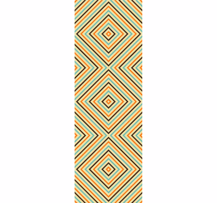 Geometrinen rombi geometrinen tapetti - Tenstickers