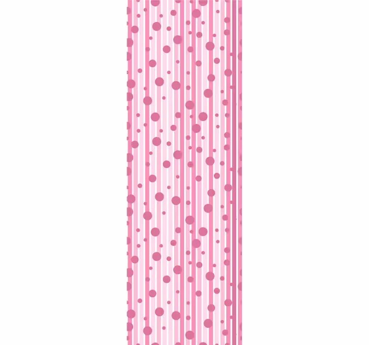 Raidallinen pistekuvio ympyrät tapetti - Tenstickers