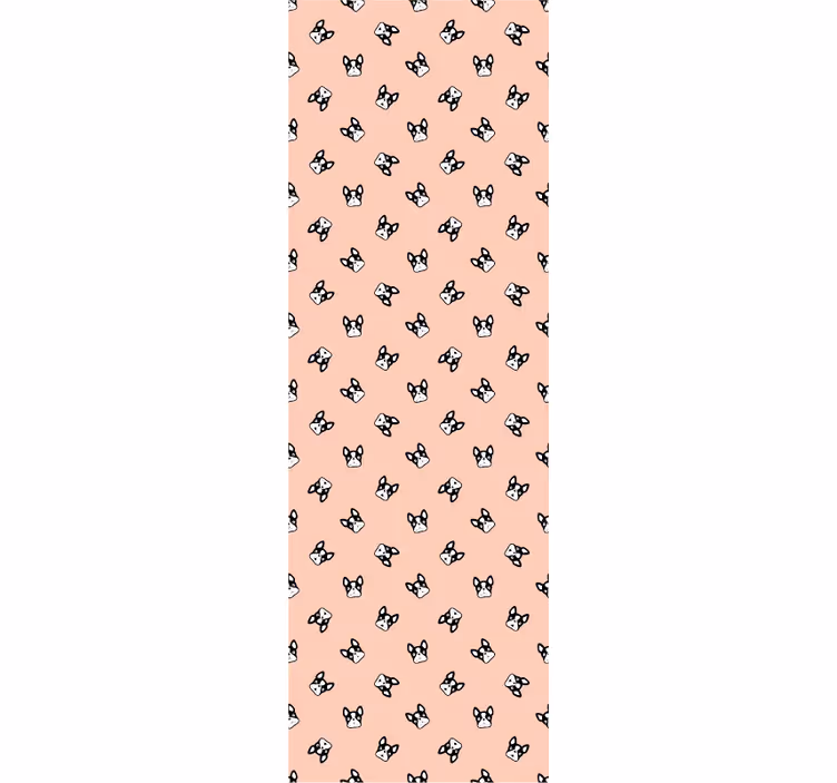 Koirankuvioinen charmi koira tapetti - Tenstickers