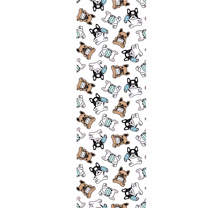 Koiraluistelijat koira tapetti - Tenstickers